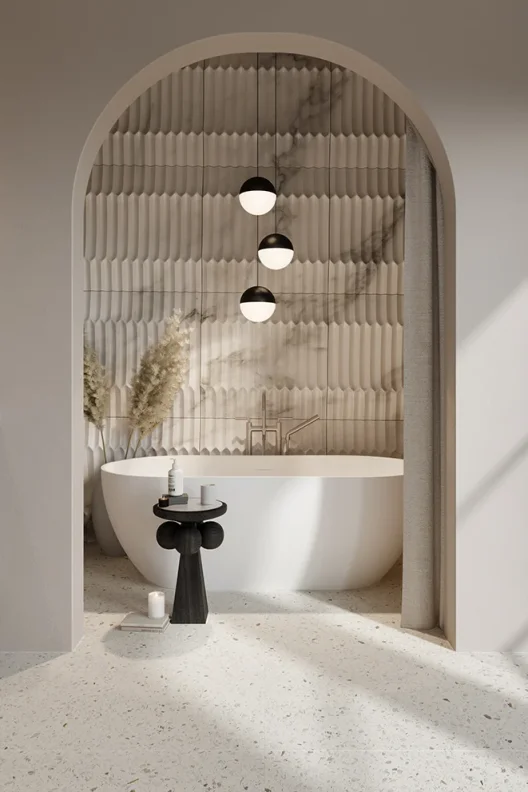 Saneux Lola 1700x800mm Freestanding Bath detail view - Image 4