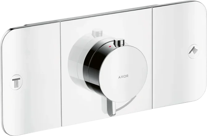 Axor One Thermostatic Shower Mixer Concealed 460 X 226 X 247mm Chrome detail view - Image 3