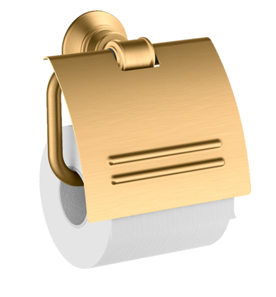Axor Montreux Toilet Roll Holders 180 X 150 X 80mm Brass - Brushed detail view - Image 2