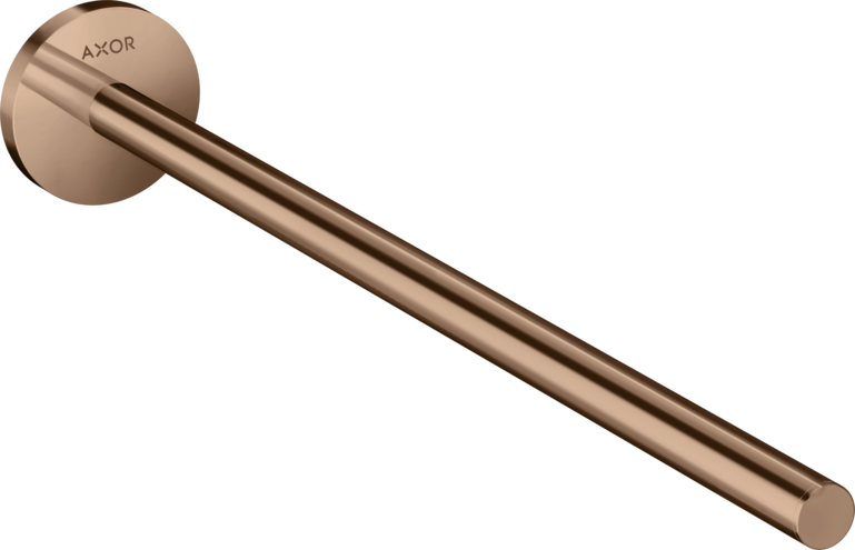 Axor Universal Circular Towel Holder 535 X 90 X 105mm Rose Gold/gold - Polished detail view - Image 3