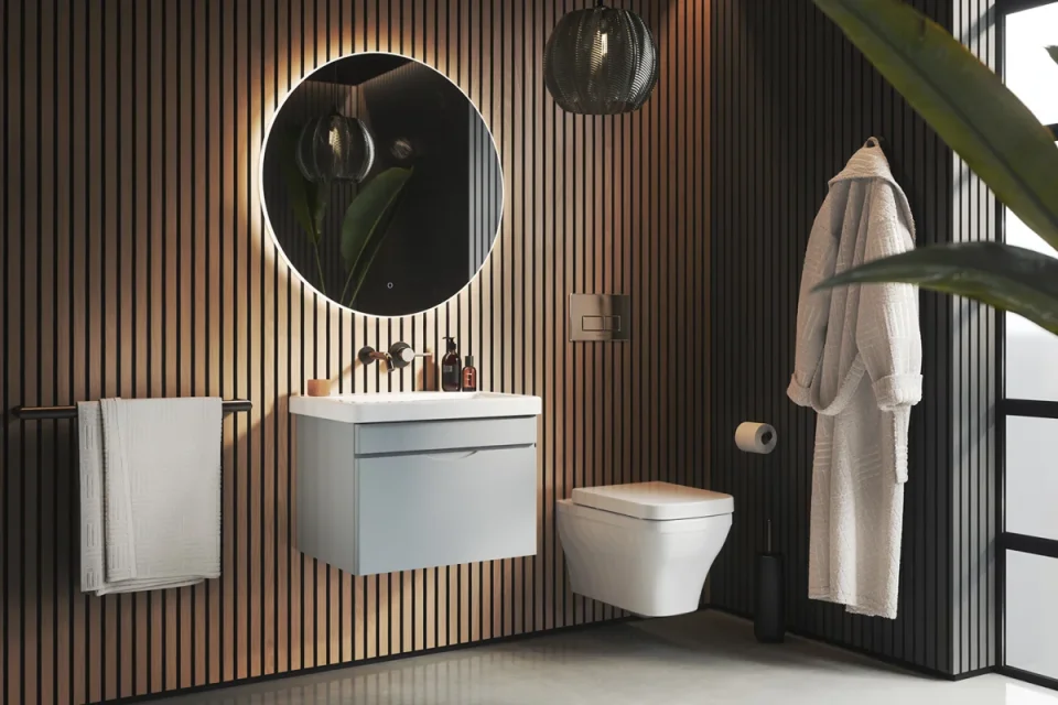 Saneux Indigo Wall Hung Wc Pan - Rimless detail view - Image 13