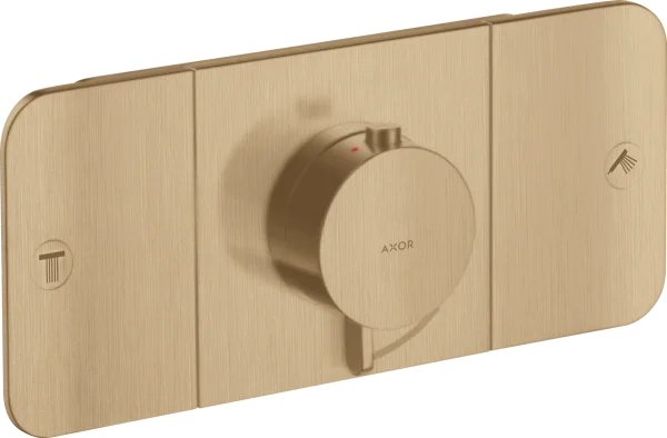 Axor One Thermostatic Shower Mixer Concealed 450 X 230 X 255mm Bronze - Brushed