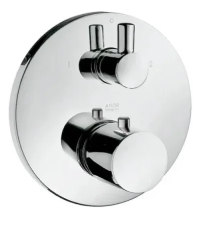 Axor Uno Thermostatic Shower Mixer Concealed 217 X 187 X 135mm Chrome detail view - Image 3