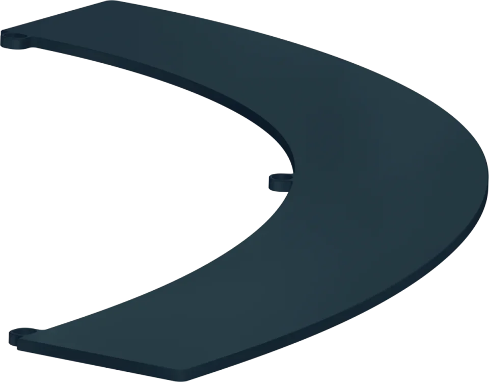 Axor Suite Shelves 930 X 360 X 35mm Black - Matt product image - Image 1