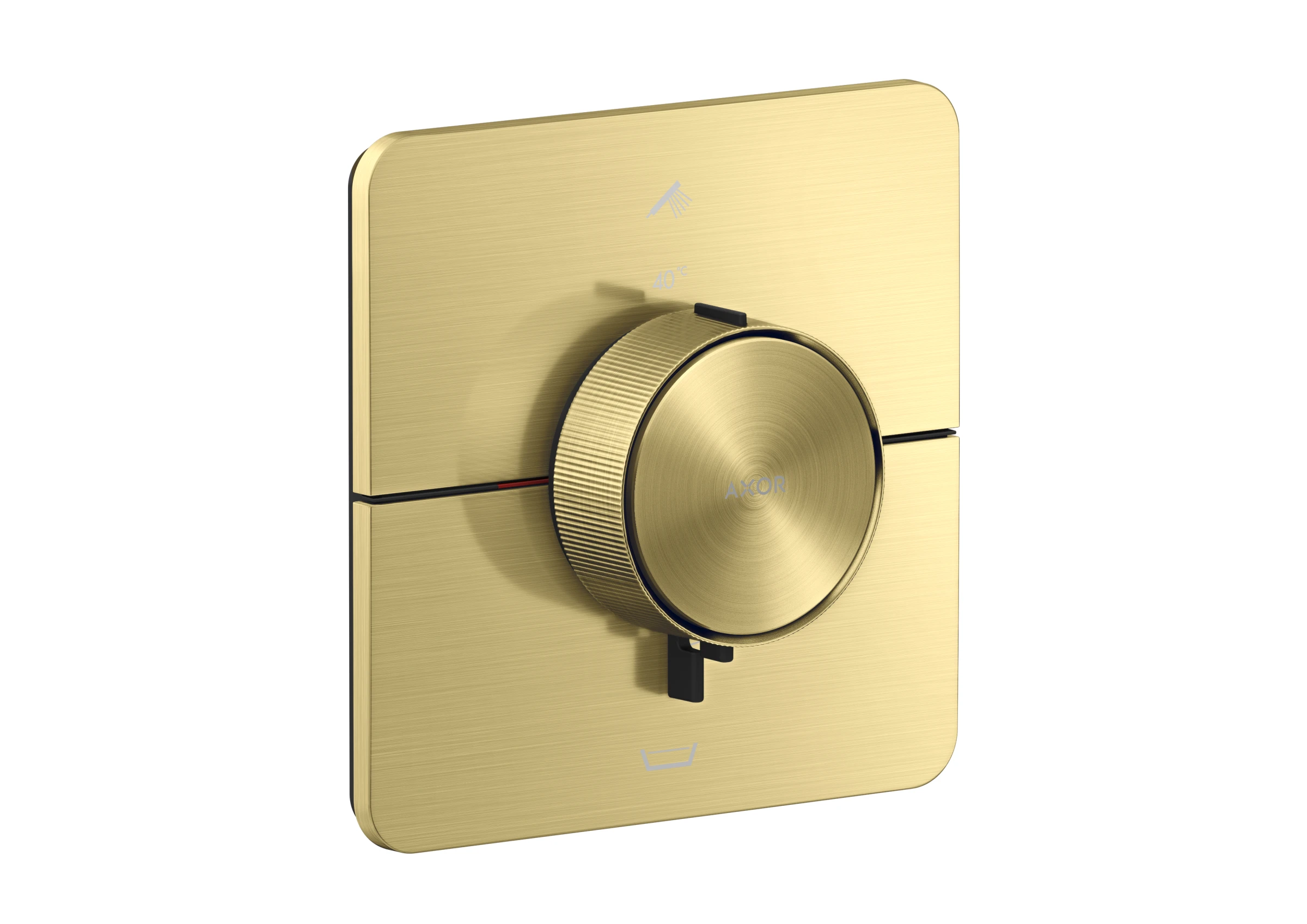 Axor Showerselect Id Thermostatic Shower Mixer Concealed 269 X 242 X 179mm Brass - Brushed