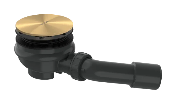 Axor Staro Waste Systems For Shower Trays 245 X 195 X 155mm Gold - Brushed