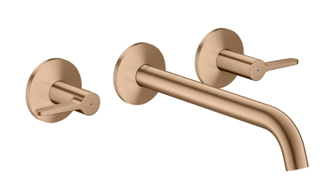 Axor One Manual Mixers 439 X 237 X 101mm Rose Gold/gold - Brushed