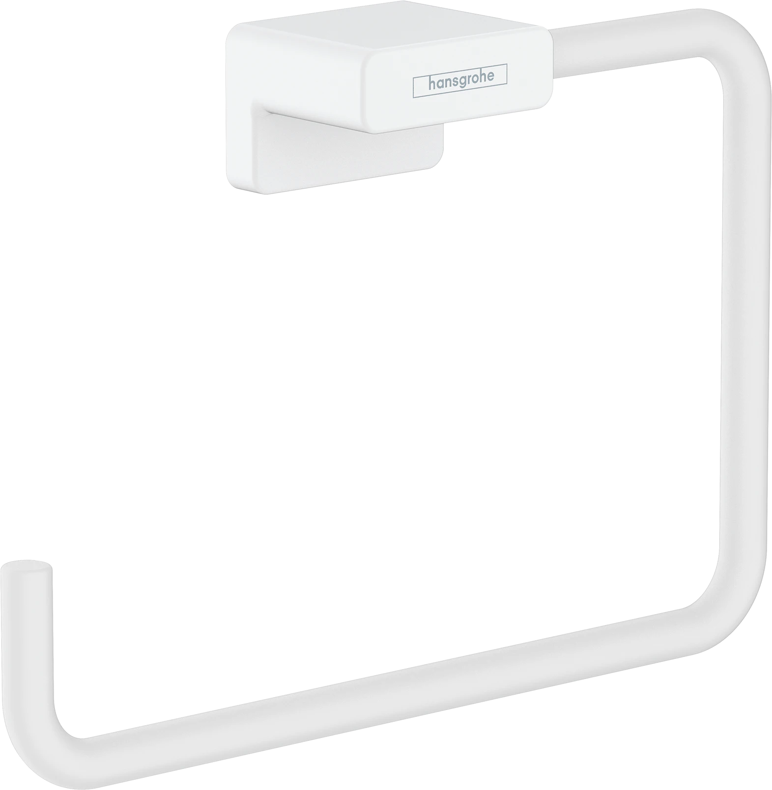 Hansgrohe Addstoris Q Towel Ring 140 X 45 X 200mm White - Matt