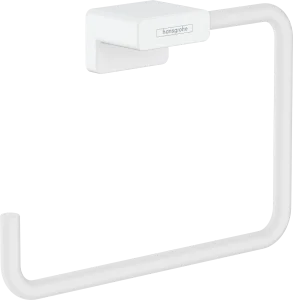 Hansgrohe Addstoris Q Towel Ring 140 X 45 X 200mm White - Matt