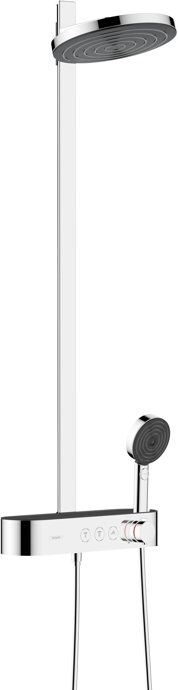 Hansgrohe Pulsify S Showerpipes With Thermostatic Mixer 1187 X 360 X 165mm Chrome