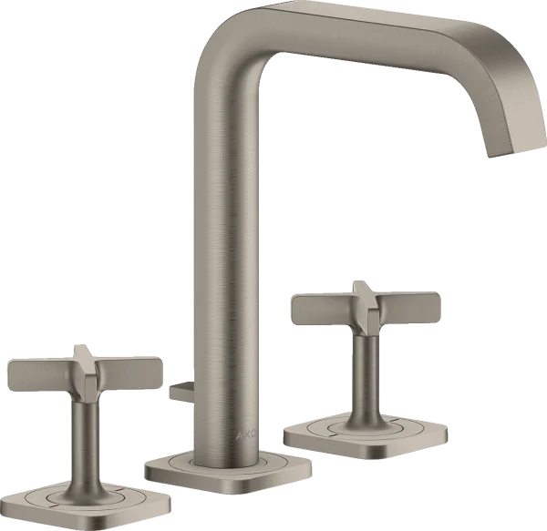Axor Citterio E 3-hole Basin Mixer 170 With Escutcheons And Pop-up Waste Stainless Steel