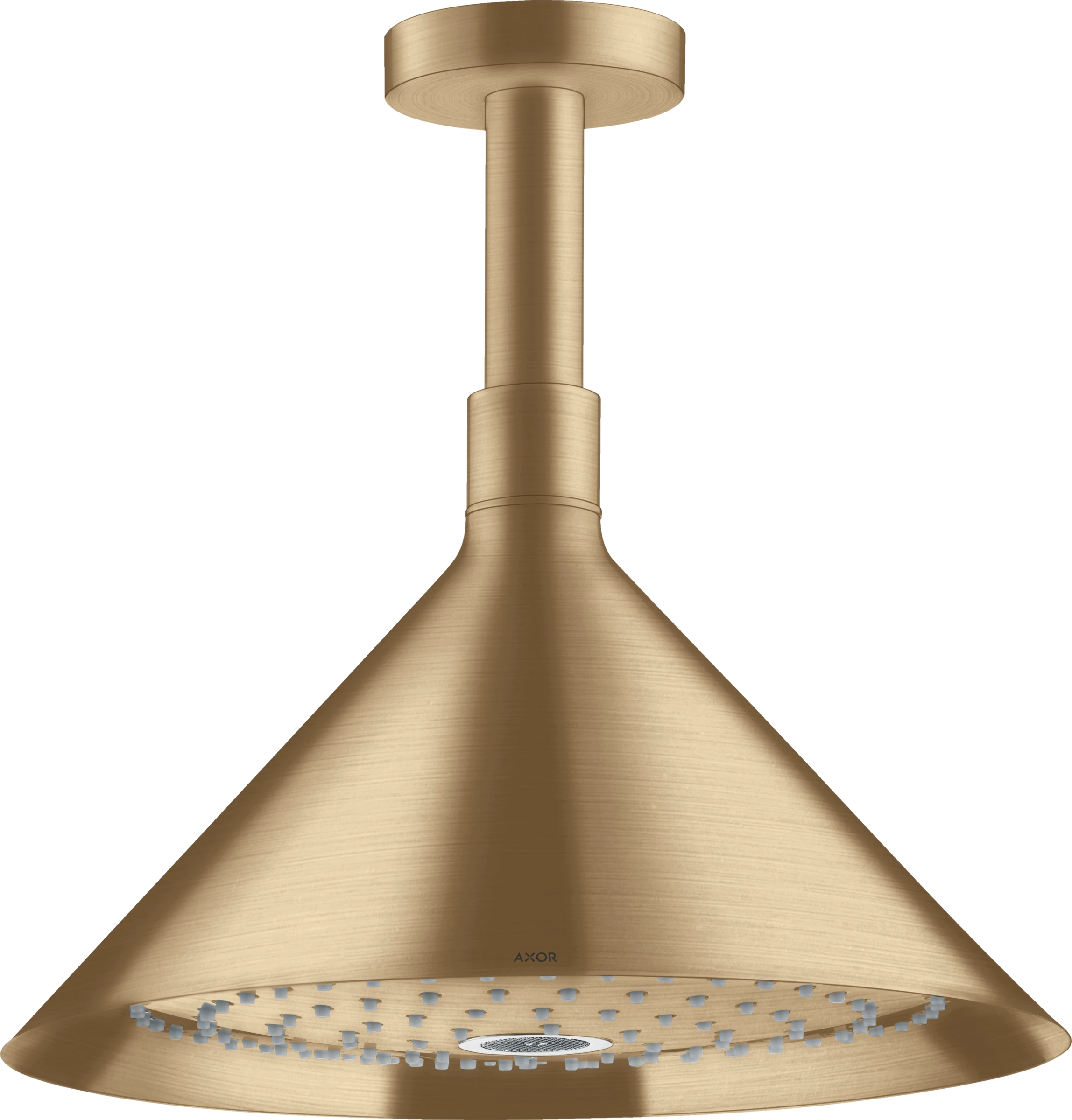 Axor Showers/front Overhead Showers 349 X 349 X 192mm Bronze - Brushed