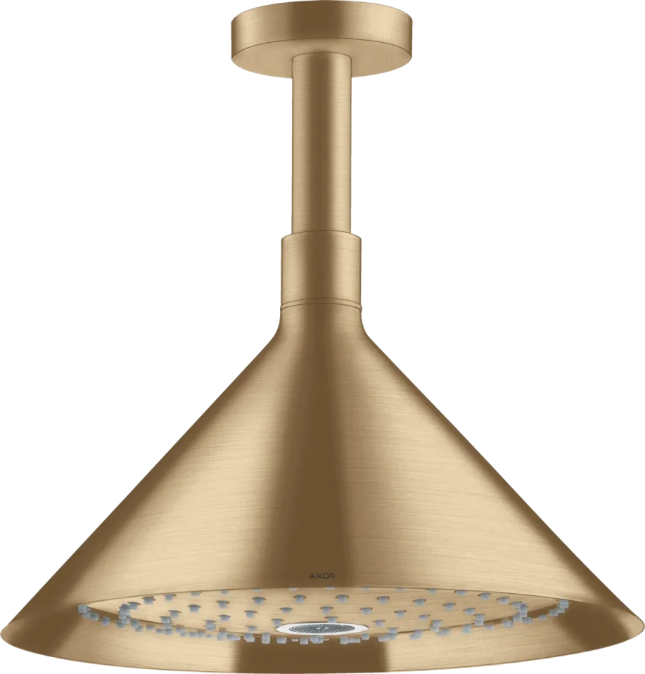 Axor Showers/front Overhead Showers 349 X 349 X 192mm Bronze - Brushed product image - Image 1