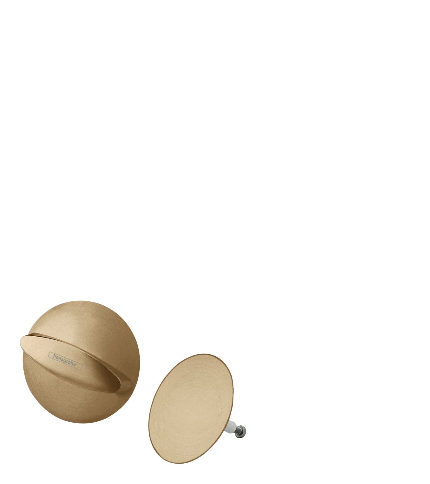 Hansgrohe Flexaplus Bath Waste And Overflow 98 X 84 X 68mm Bronze - Brushed