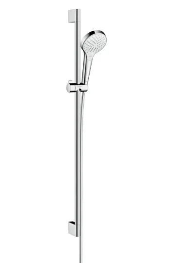 Hansgrohe Croma Select S Shower Rail Sets 1002 X 149 X 65mm White/chrome detail view - Image 2