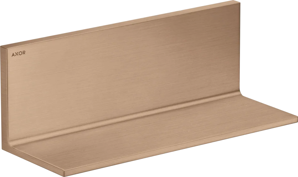 Axor Universal Rectangular Shelves 330 X 215 X 153mm Rose Gold/gold - Brushed product image - Image 1