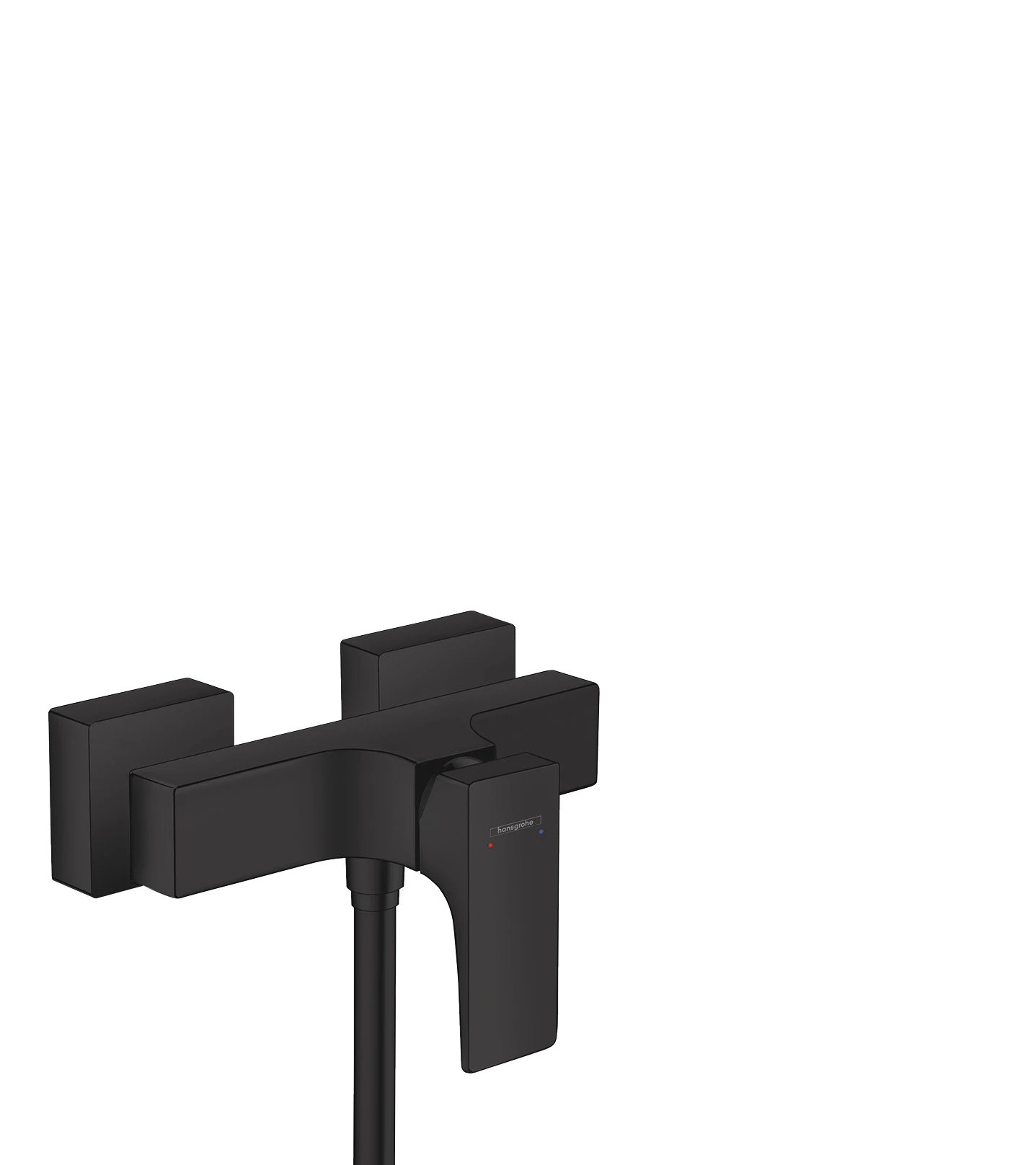 Hansgrohe Metropol Shower Mixers Exposed 246 X 199 X 155mm Black - Matt
