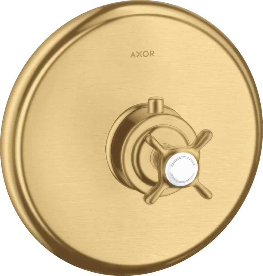 Axor Montreux Thermostatic Shower Mixer Concealed 217 X 187 X 135mm Gold - Brushed product image - Image 1
