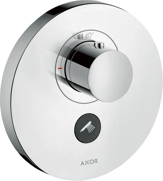 Axor Showerselect Thermostatic Mixer Highflow Round For Concealed Installation For Multiple Outlets Chrome