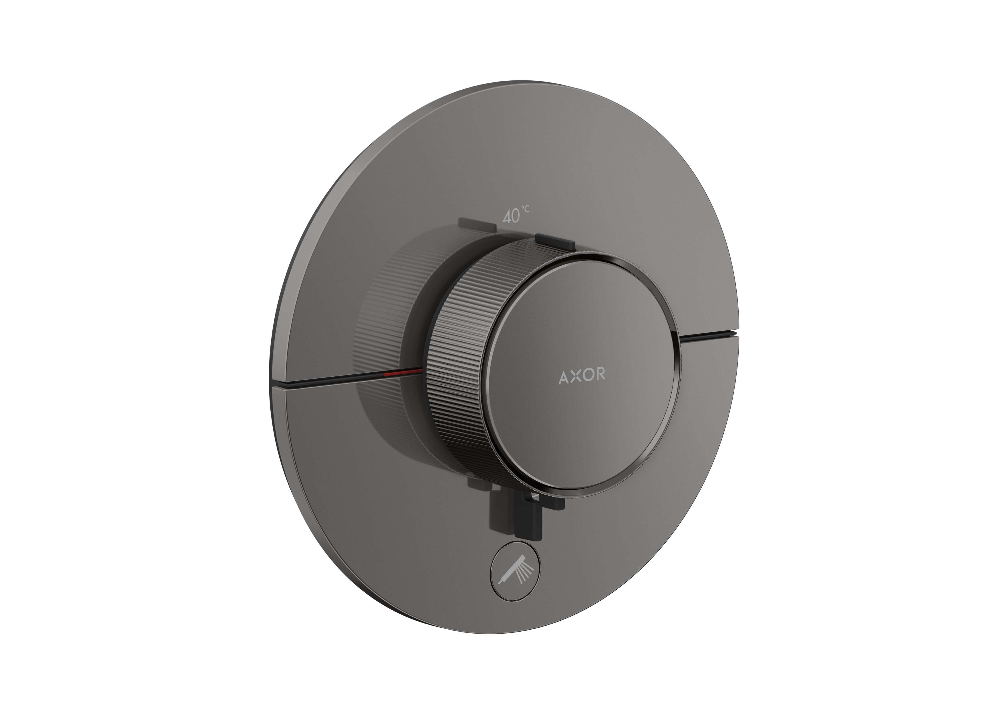 Axor Showerselect Id Thermostatic Shower Mixer Concealed 269 X 242 X 179mm Gunmetal/chrome - Polished
