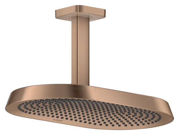 Axor Showersphere Overhead Showers 670 X 390 X 165mm Rose Gold/gold - Brushed