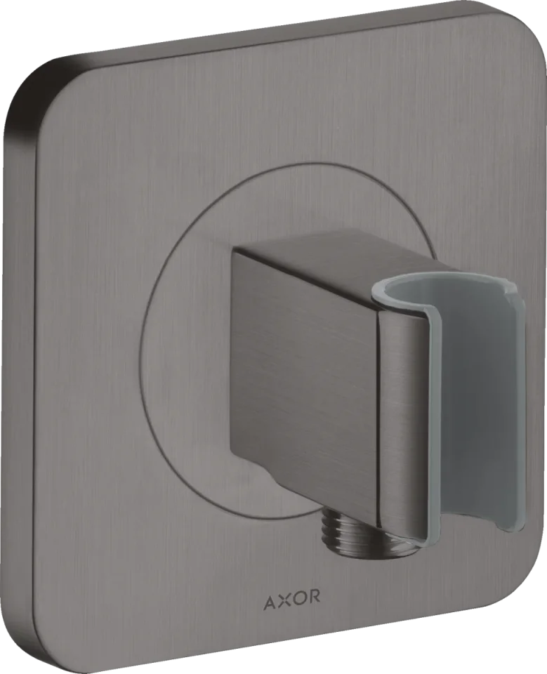 Axor Citterio E Wall Outlet 144 X 122 X 92mm Gunmetal/chrome - Brushed product image - Image 1