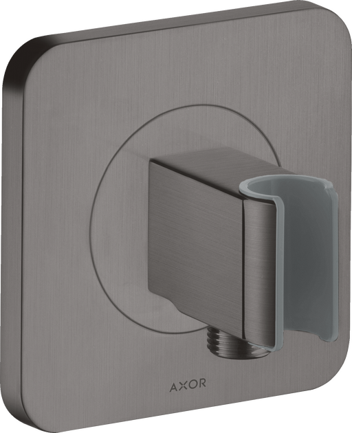 Axor Citterio E Wall Outlet 144 X 122 X 92mm Gunmetal/chrome - Brushed detail view - Image 3