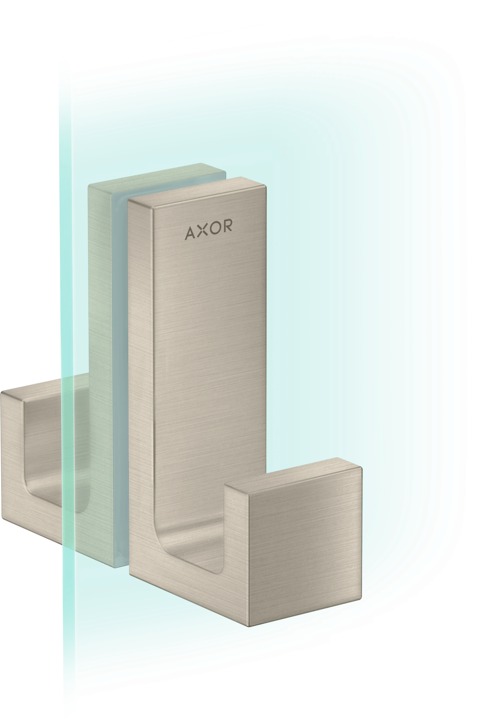 Axor Universal Rectangular Towel Holder 246 X 98 X 76mm Nickel - Brushed
