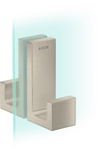Axor Universal Rectangular Towel Holder 246 X 98 X 76mm Nickel - Brushed