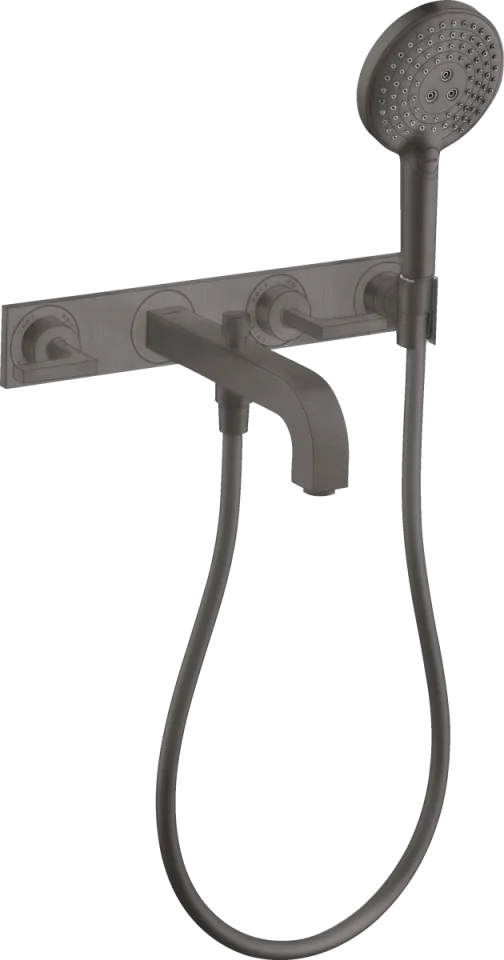 Axor Citterio Bath Mixers Concealed 504 X 263 X 128mm Gunmetal/chrome - Brushed product image - Image 1