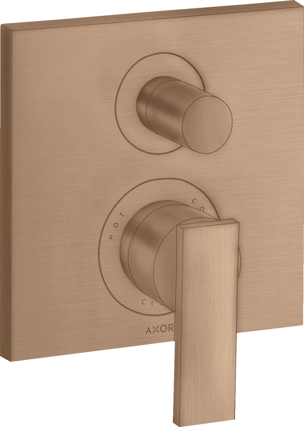 Axor Citterio Bath Mixers Concealed 217 X 187 X 135mm Rose Gold/gold - Brushed
