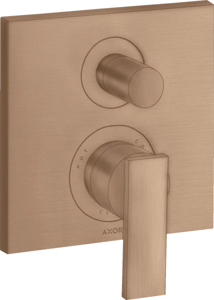 Axor Citterio Bath Mixers Concealed 217 X 187 X 135mm Rose Gold/gold - Brushed