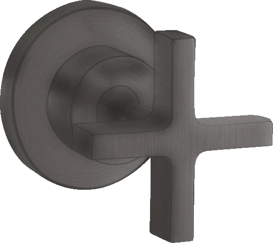 Axor Citterio Shut-off Valves 130 X 110 X 87mm Gunmetal/chrome - Brushed