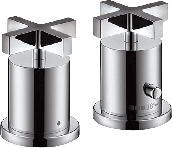 Axor Citterio Thermostatic Bath Filler Concealed 130 X 110 X 87mm Chrome
