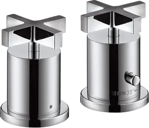 Axor Citterio Thermostatic Bath Filler Concealed 130 X 110 X 87mm Chrome