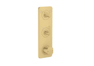 Axor Citterio C Thermostatic Shower Mixer Concealed 458 X 247 X 107mm Gold - Brushed