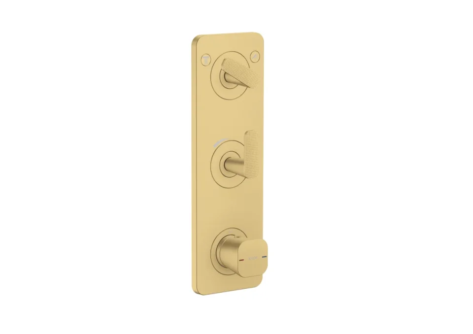 Axor Citterio C Thermostatic Shower Mixer Concealed 458 X 247 X 107mm Gold - Brushed product image - Image 1