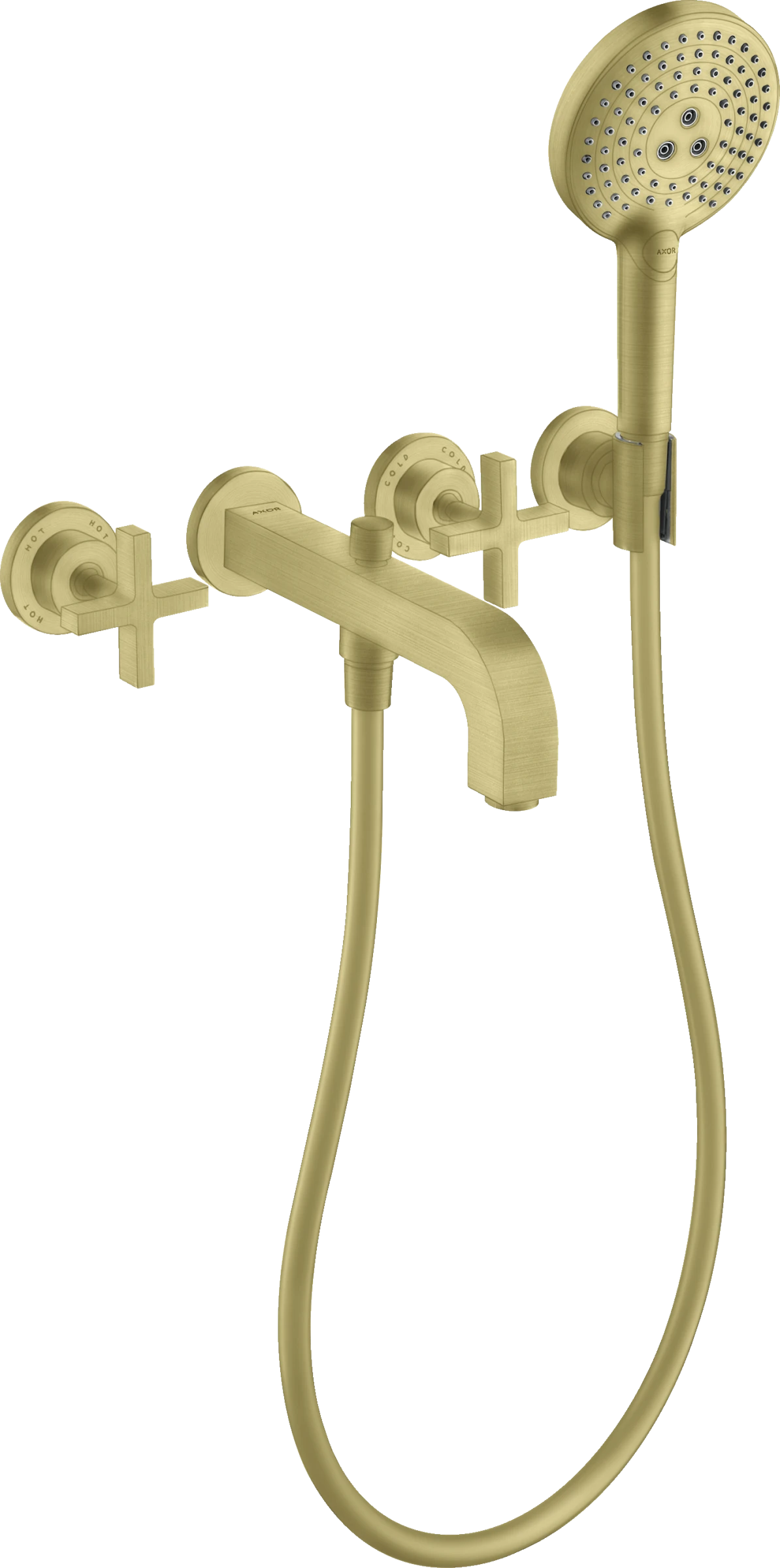 Axor Citterio Bath Mixers Concealed 504 X 263 X 128mm Brass - Brushed