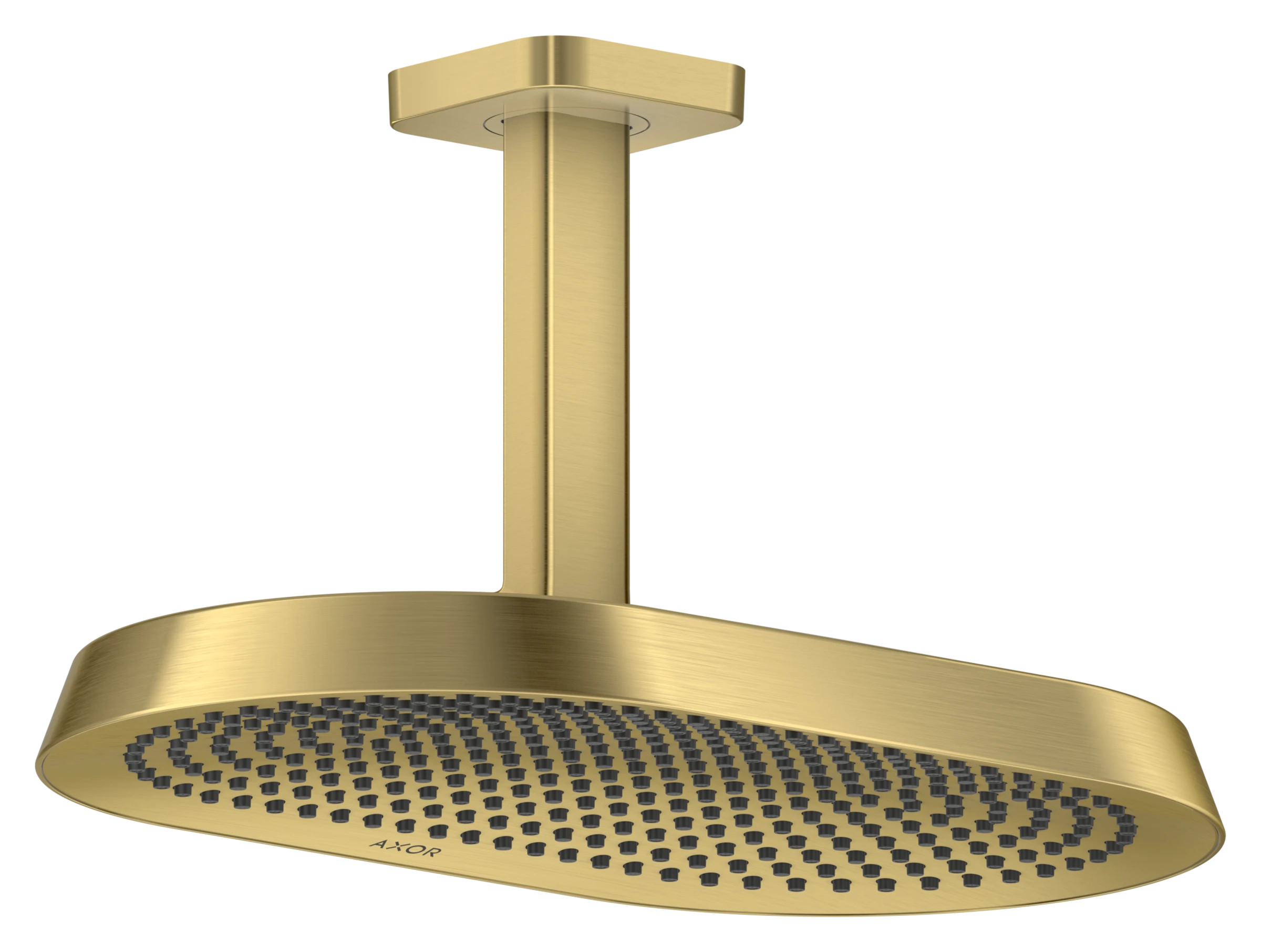 Axor Showersphere Overhead Showers 670 X 390 X 165mm Brass - Brushed