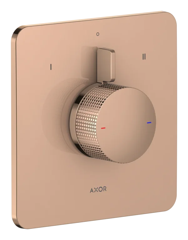 Axor Citterio C Shower Mixers Concealed 262 X 233 X 168mm Rose Gold/gold - Polished product image - Image 1