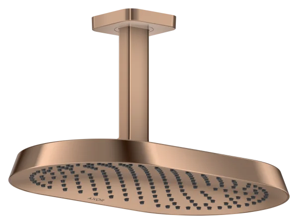Axor Showersphere Overhead Showers 670 X 390 X 165mm Rose Gold/gold - Polished