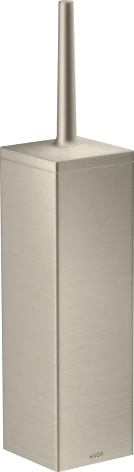 Axor Universal Rectangular Toilet Brush Holders 460 X 245 X 108mm Nickel - Brushed product image - Image 1