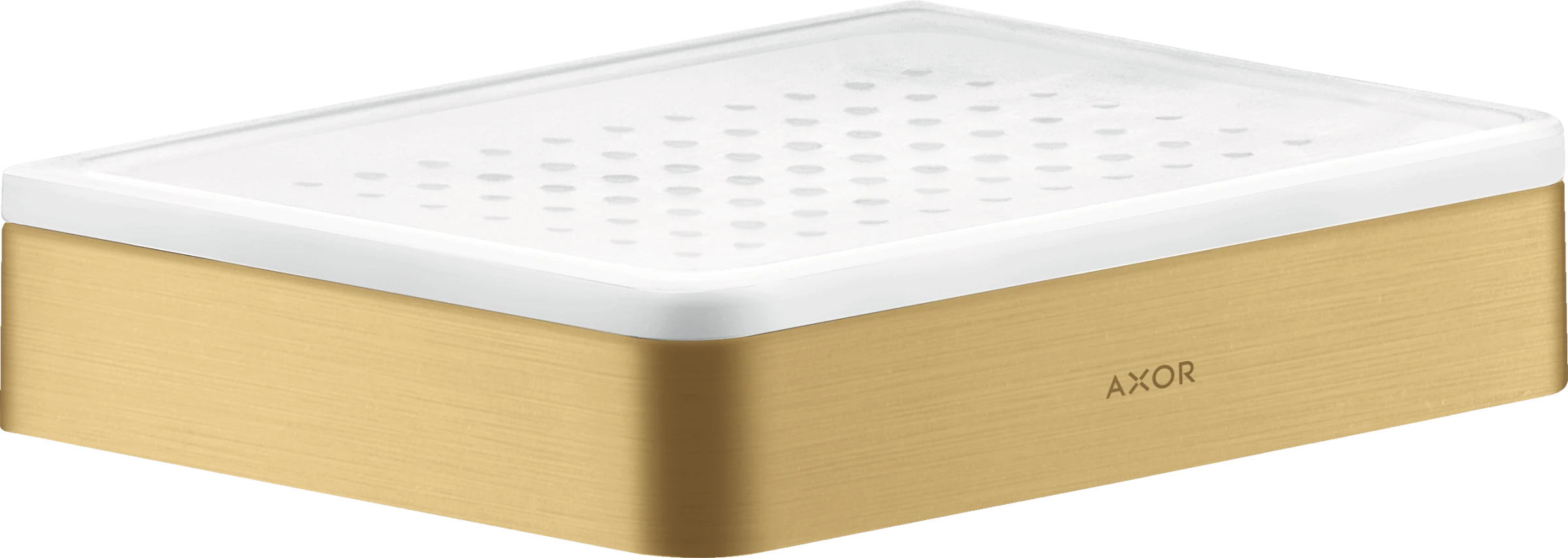 Axor Universal Softsquare Soap Dishes /-basket 210 X 182 X 135mm Gold - Brushed