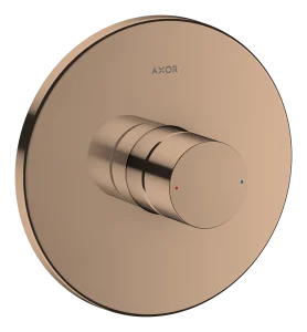 Axor Uno Shower Mixers Concealed 220 X 180 X 130mm Rose Gold/gold - Polished