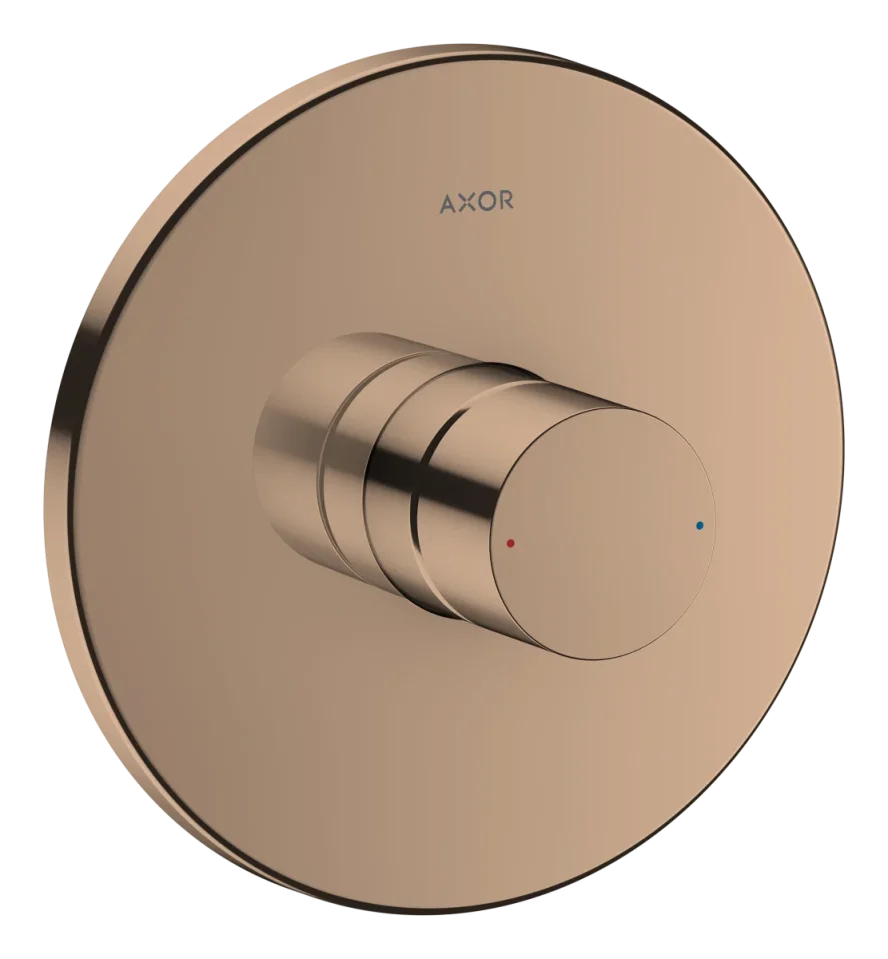 Axor Uno Shower Mixers Concealed 220 X 180 X 130mm Rose Gold/gold - Polished product image - Image 1