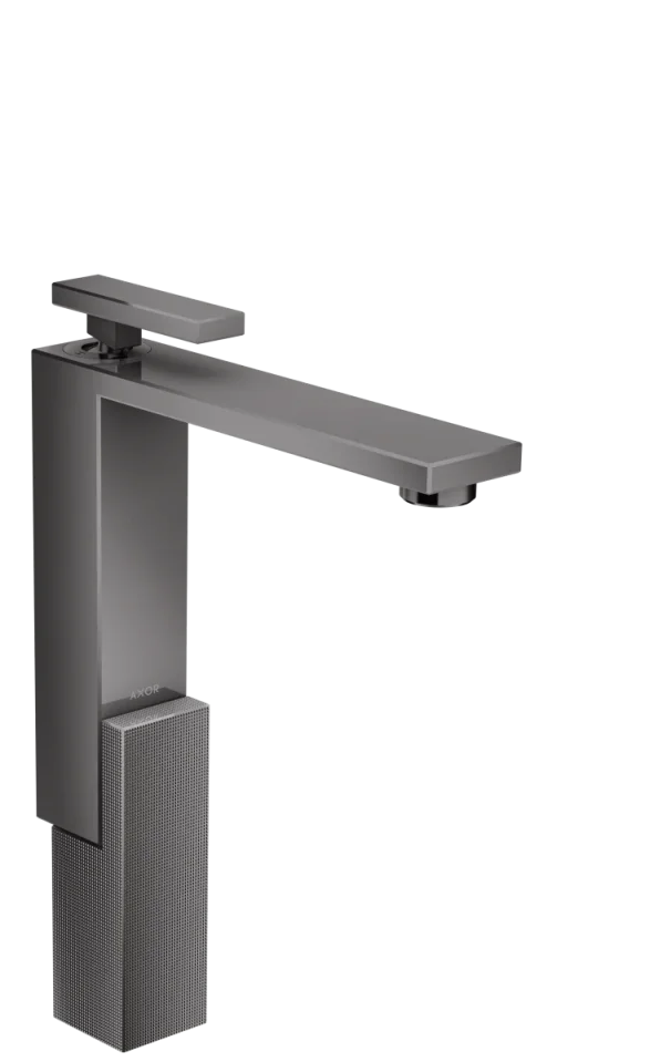 Axor Edge Manual Mixers 517 X 309 X 139mm Gunmetal/chrome - Polished product image - Image 1