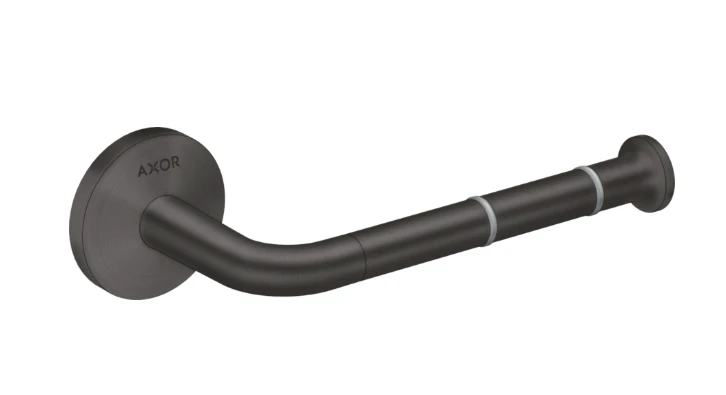 Axor Universal Circular Toilet Roll Holders 246 X 98 X 76mm Gunmetal/chrome - Brushed