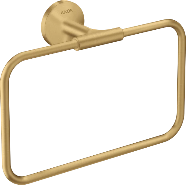 Axor Universal Circular Towel Ring 285 X 157 X 82mm Gold - Brushed
