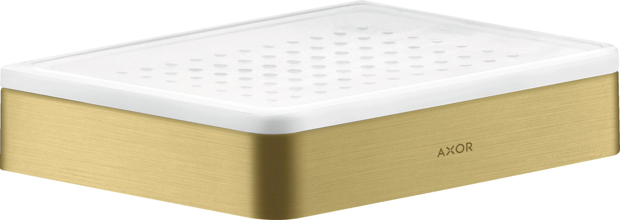 Axor Universal Softsquare Soap Dishes /-basket 210 X 182 X 135mm Brass - Brushed