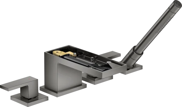 Axor Myedition Bath Mixers Concealed 400 X 350 X 160mm Gunmetal/chrome - Polished